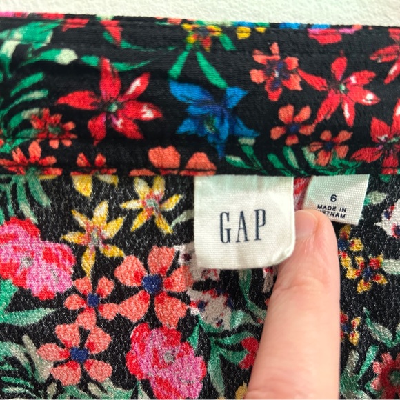 GAP Floral Patterned Midi Skirt Size 6 - Picture 5 of 5